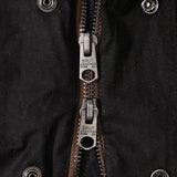 REWORK® STORMFISHER WAX JACKET - N° 027 Coats & Jackets LARGE / BROWN - BRUT Clothing US