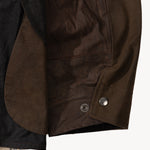 REWORK® STORMFISHER WAX JACKET - N° 027 Coats & Jackets LARGE / BROWN - BRUT Clothing US