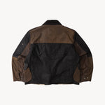REWORK® STORMFISHER WAX JACKET - N° 027 Coats & Jackets LARGE / BROWN - BRUT Clothing US