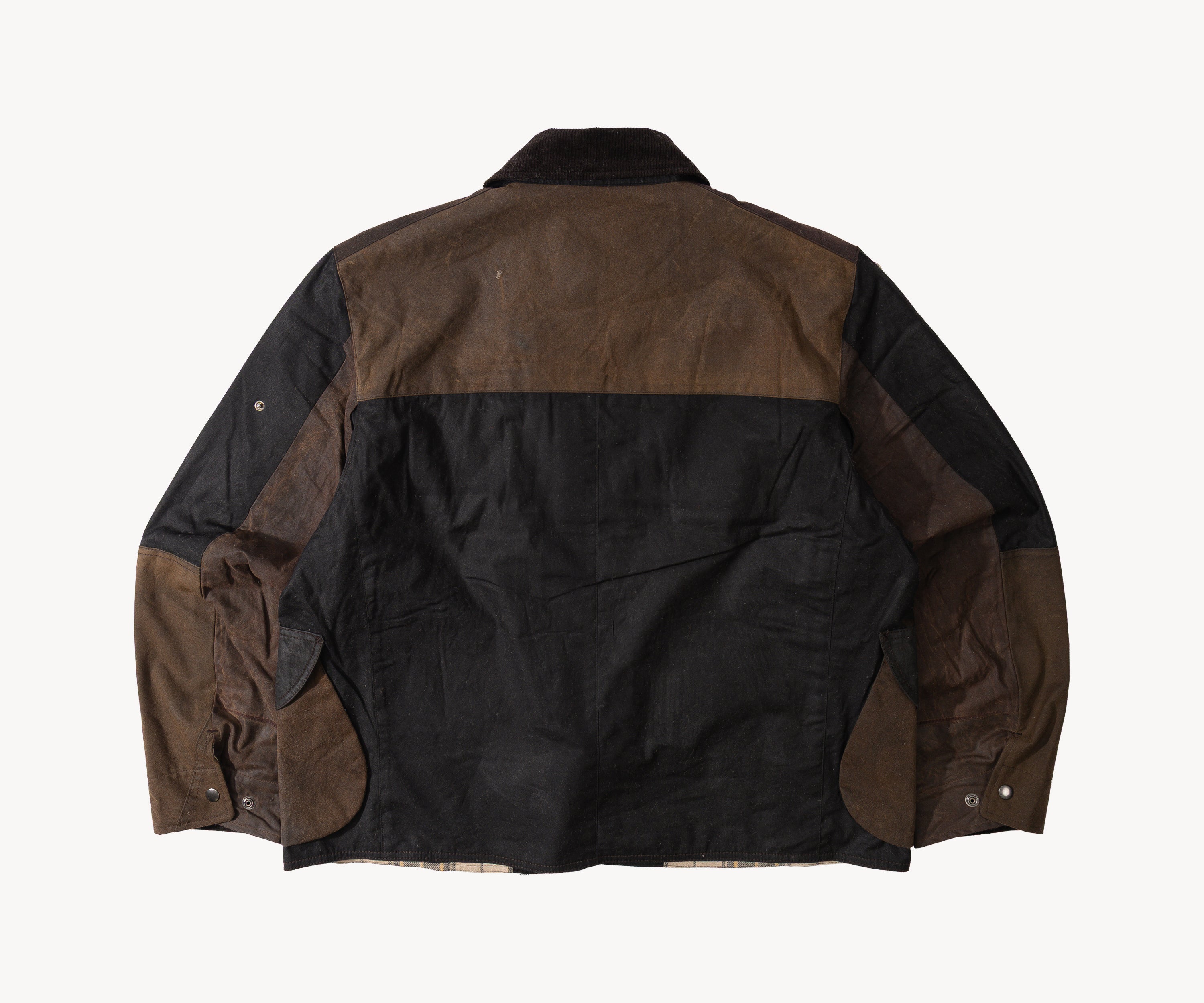 REWORK® STORMFISHER WAX JACKET - N° 027 Coats & Jackets LARGE / BROWN - BRUT Clothing US