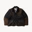 REWORK® STORMFISHER WAX JACKET - N° 028 Coats & Jackets LARGE / BROWN - BRUT Clothing US