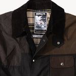 REWORK® STORMFISHER WAX JACKET - N° 028 Coats & Jackets LARGE / BROWN - BRUT Clothing US