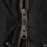 REWORK® STORMFISHER WAX JACKET - N° 028 Coats & Jackets LARGE / BROWN - BRUT Clothing US