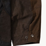 REWORK® STORMFISHER WAX JACKET - N° 028 Coats & Jackets LARGE / BROWN - BRUT Clothing US
