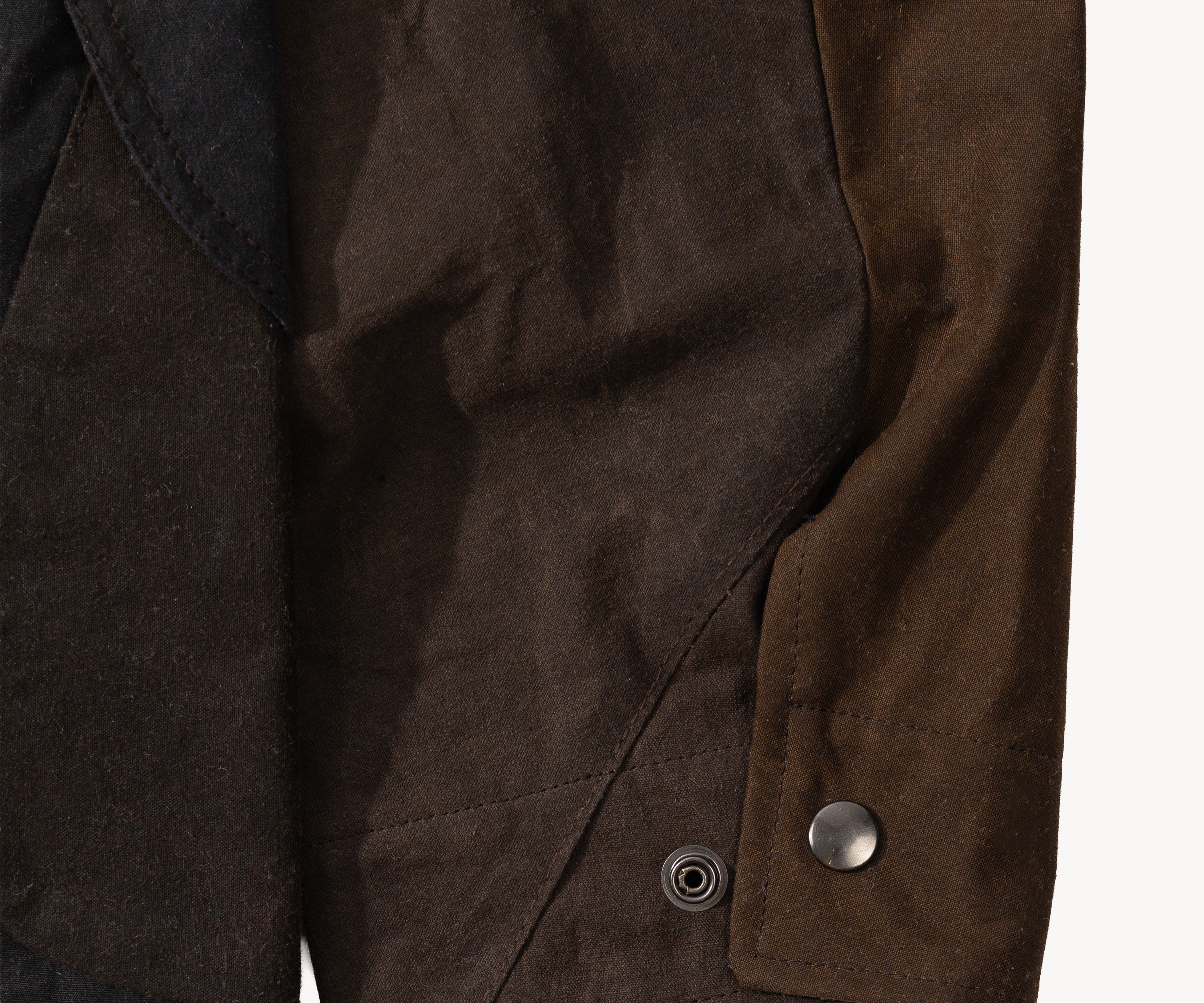 REWORK® STORMFISHER WAX JACKET - N° 028 Coats & Jackets LARGE / BROWN - BRUT Clothing US