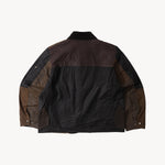 REWORK® STORMFISHER WAX JACKET - N° 028 Coats & Jackets LARGE / BROWN - BRUT Clothing US