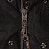 REWORK® STORMFISHER WAX JACKET - N° 029 Coats & Jackets LARGE / BROWN - BRUT Clothing US