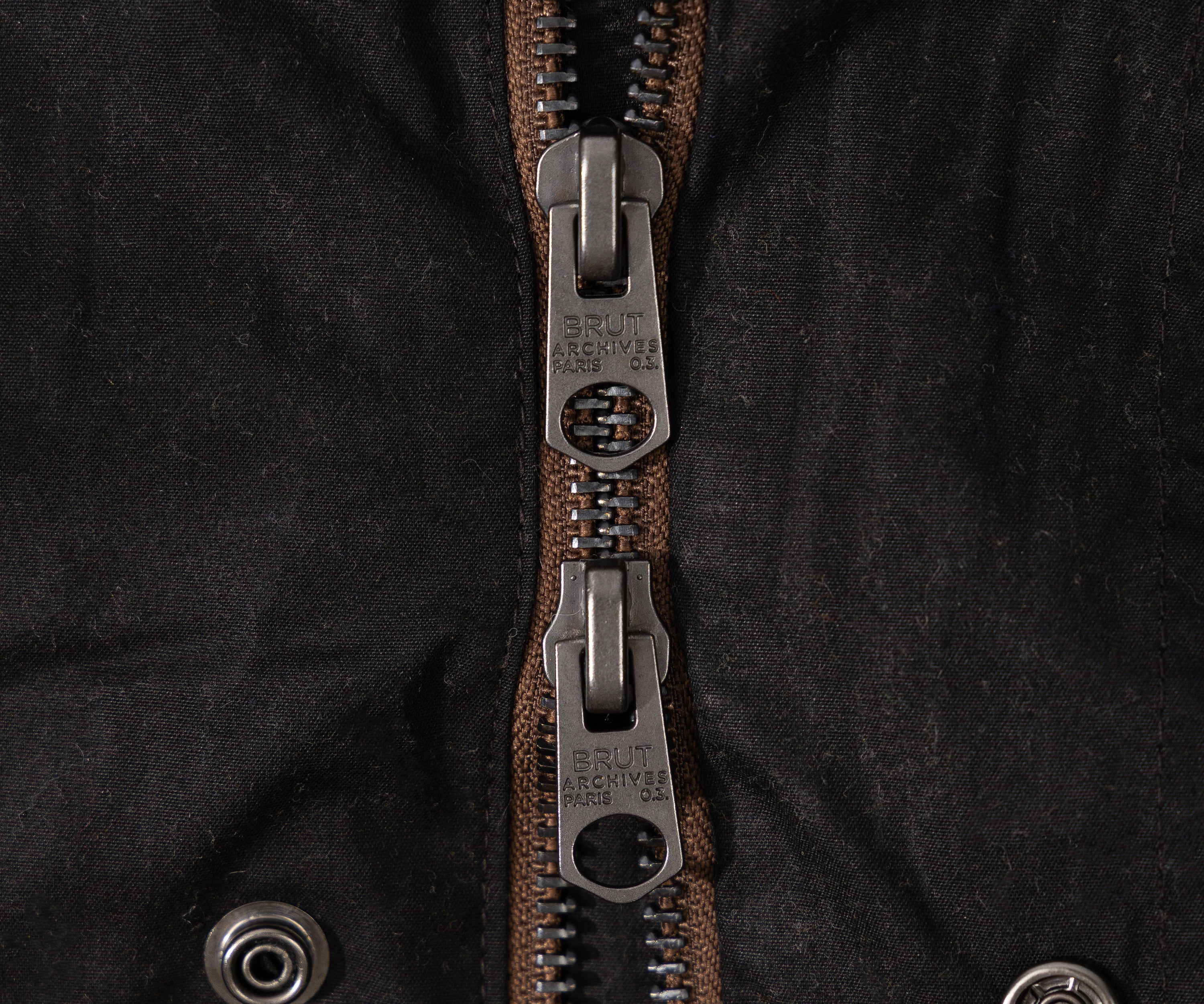 REWORK® STORMFISHER WAX JACKET - N° 029 Coats & Jackets LARGE / BROWN - BRUT Clothing US