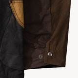 REWORK® STORMFISHER WAX JACKET - N° 029 Coats & Jackets LARGE / BROWN - BRUT Clothing US
