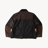 REWORK® STORMFISHER WAX JACKET - N° 029 Coats & Jackets LARGE / BROWN - BRUT Clothing US