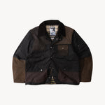 REWORK® STORMFISHER WAX JACKET - N° 030 Coats & Jackets LARGE / BROWN - BRUT Clothing US