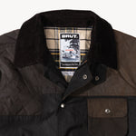 REWORK® STORMFISHER WAX JACKET - N° 030 Coats & Jackets LARGE / BROWN - BRUT Clothing US