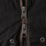 REWORK® STORMFISHER WAX JACKET - N° 030 Coats & Jackets LARGE / BROWN - BRUT Clothing US