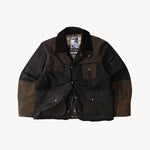 REWORK® STORMFISHER WAX JACKET - N° 031 Coats & Jackets LARGE / BROWN - BRUT Clothing US