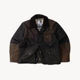 REWORK® STORMFISHER WAX JACKET - N° 031 Coats & Jackets LARGE / BROWN - BRUT Clothing US