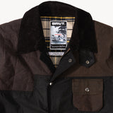 REWORK® STORMFISHER WAX JACKET - N° 031 Coats & Jackets LARGE / BROWN - BRUT Clothing US
