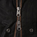 REWORK® STORMFISHER WAX JACKET - N° 031 Coats & Jackets LARGE / BROWN - BRUT Clothing US