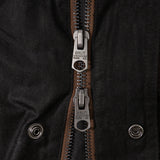 REWORK® STORMFISHER WAX JACKET - N° 031 Coats & Jackets LARGE / BROWN - BRUT Clothing US