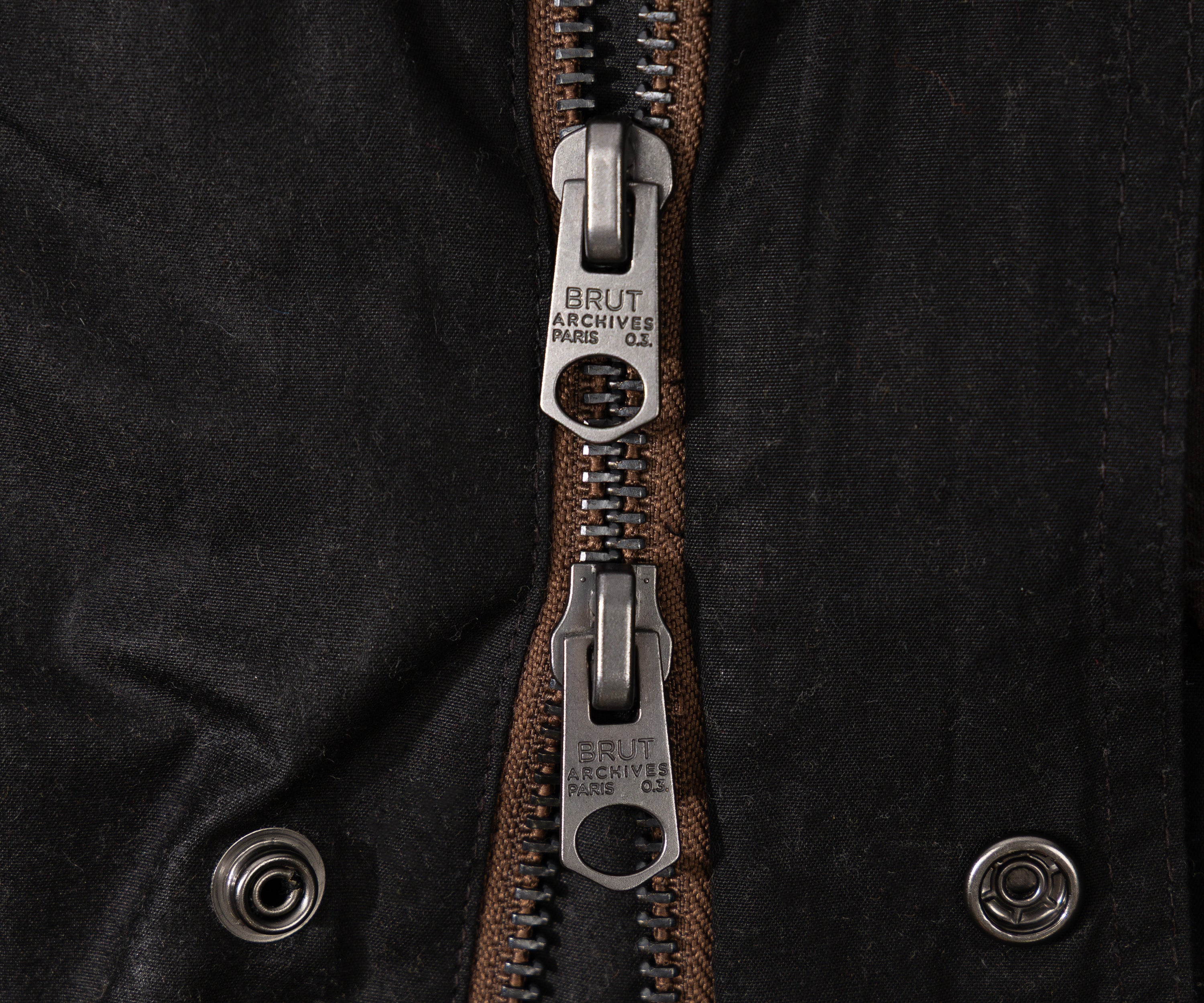 REWORK® STORMFISHER WAX JACKET - N° 031 Coats & Jackets LARGE / BROWN - BRUT Clothing US