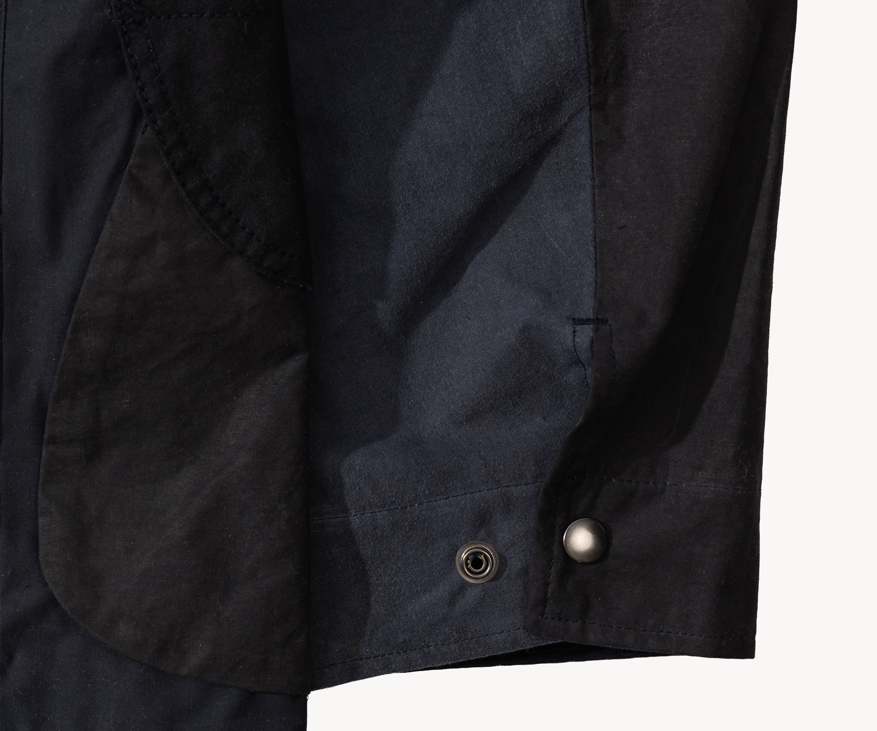 REWORK® STORMFISHER WAX JACKET - N° 034 Coats & Jackets LARGE / BLUE - BRUT Clothing US