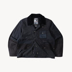REWORK® STORMFISHER WAX JACKET - N° 035 Coats & Jackets LARGE / BLUE - BRUT Clothing US