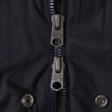 REWORK® STORMFISHER WAX JACKET - N° 035 Coats & Jackets LARGE / BLUE - BRUT Clothing US