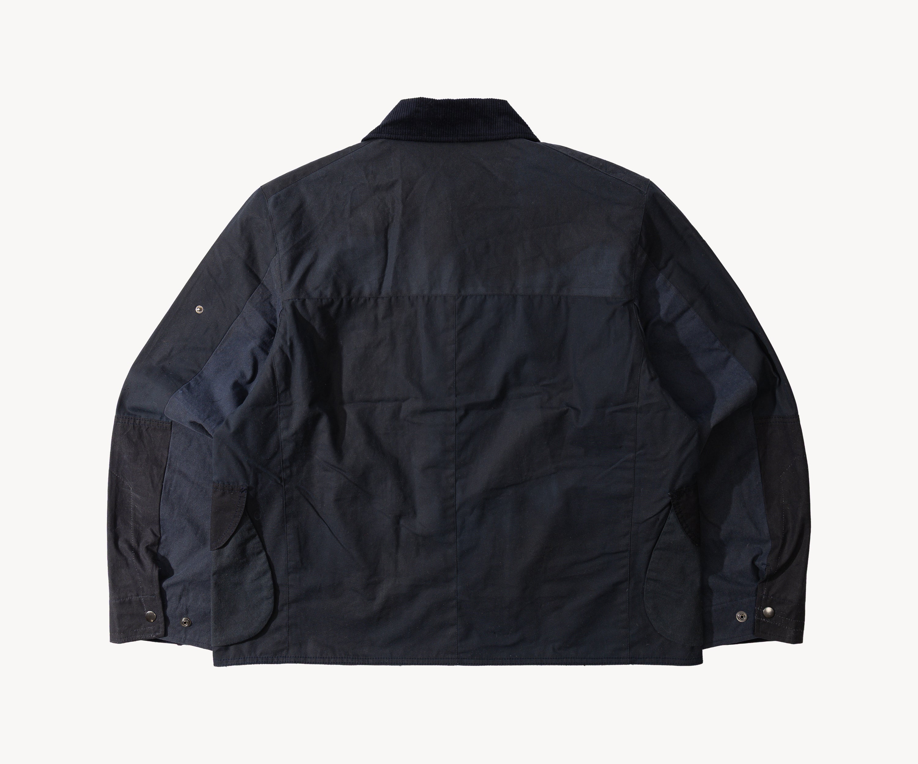 REWORK® STORMFISHER WAX JACKET - N° 035 Coats & Jackets LARGE / BLUE - BRUT Clothing US