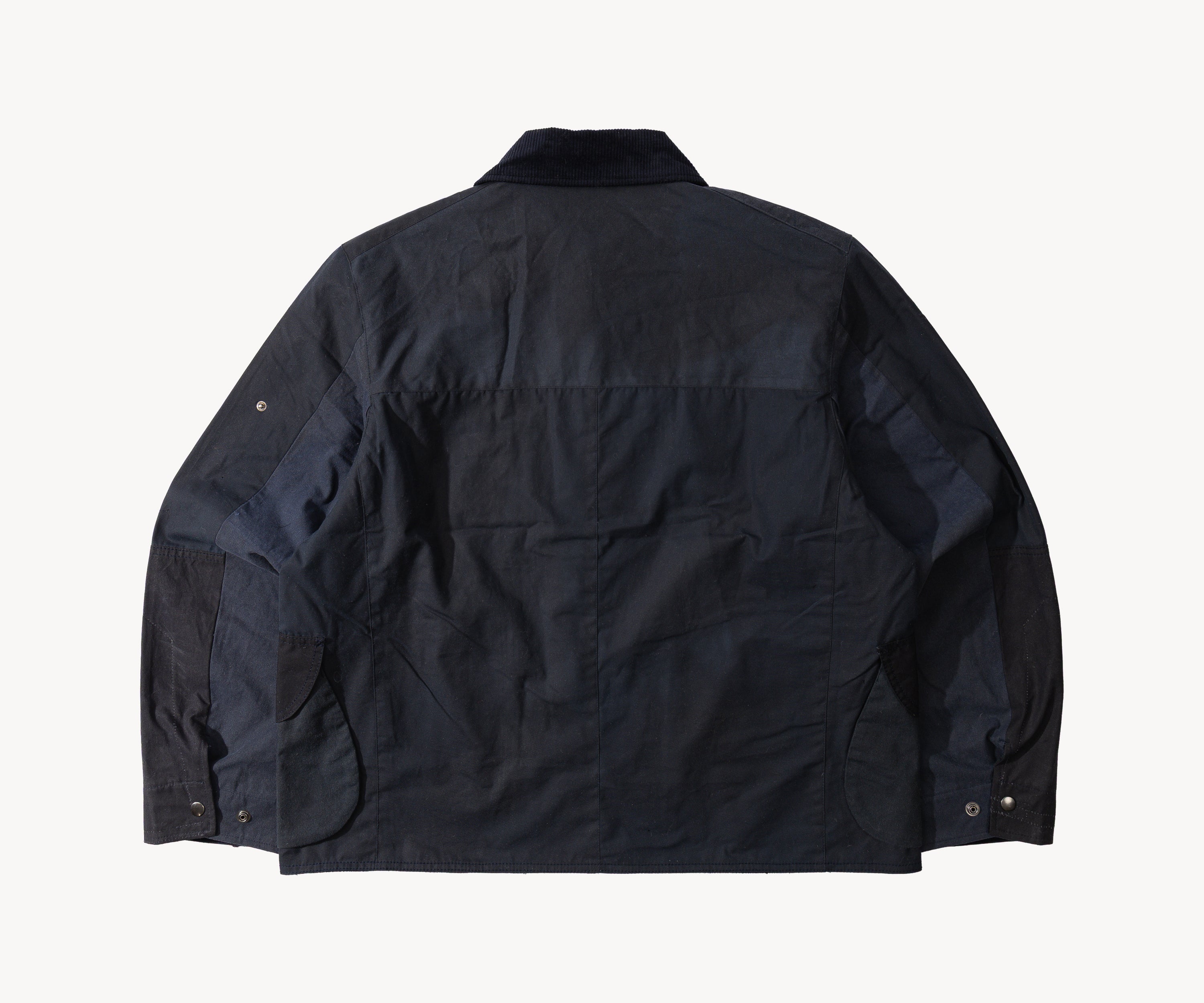 REWORK® STORMFISHER WAX JACKET - N° 035 Coats & Jackets LARGE / BLUE - BRUT Clothing US