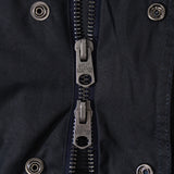 REWORK® STORMFISHER WAX JACKET - N° 036 Coats & Jackets LARGE / BLUE - BRUT Clothing US
