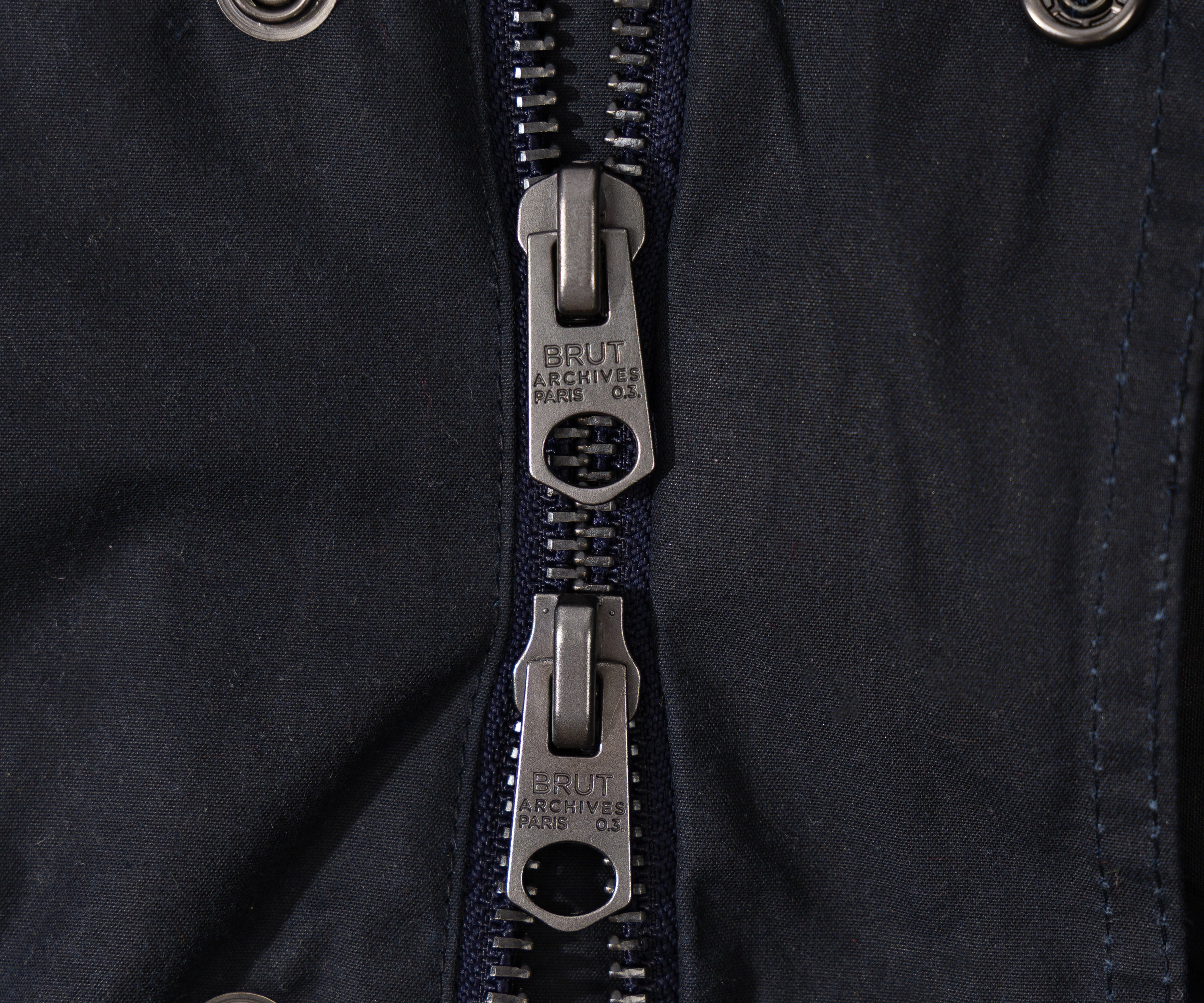 REWORK® STORMFISHER WAX JACKET - N° 036 Coats & Jackets LARGE / BLUE - BRUT Clothing US