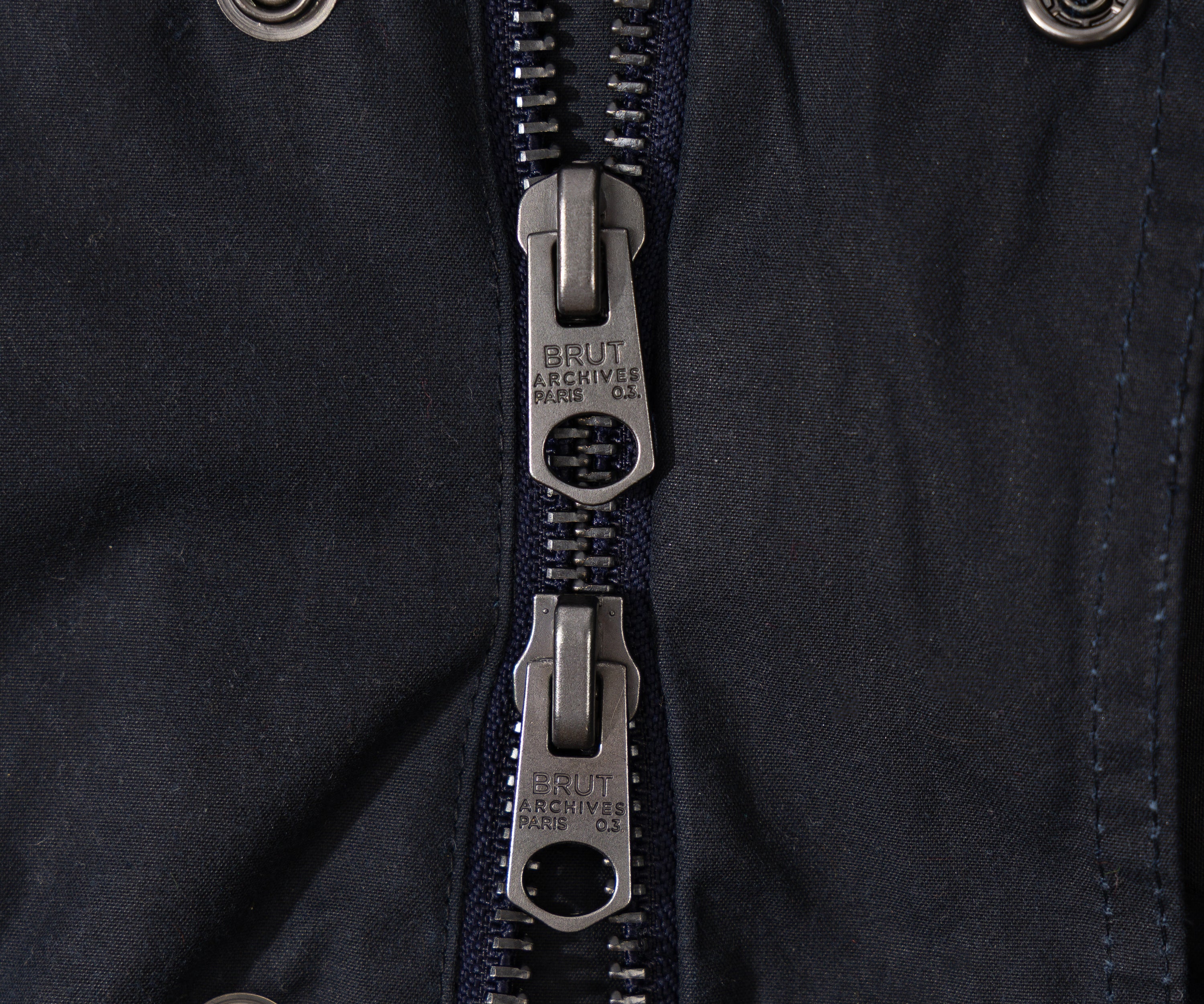 REWORK® STORMFISHER WAX JACKET - N° 036 Coats & Jackets LARGE / BLUE - BRUT Clothing US
