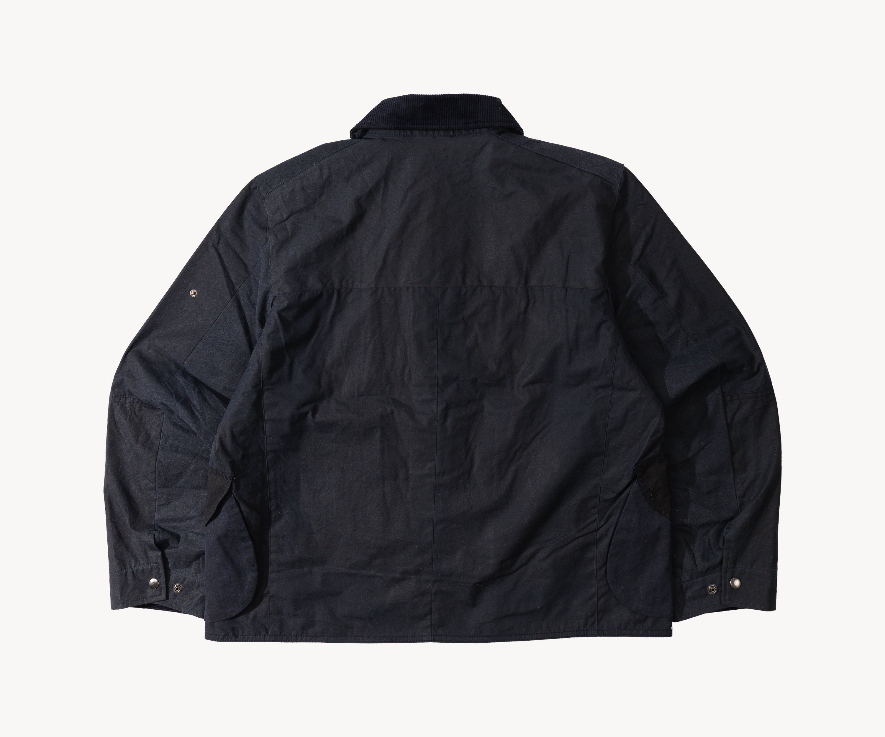 REWORK® STORMFISHER WAX JACKET - N° 036 Coats & Jackets LARGE / BLUE - BRUT Clothing US