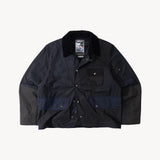REWORK® STORMFISHER WAX JACKET - N° 037 Coats & Jackets LARGE / BLUE - BRUT Clothing US