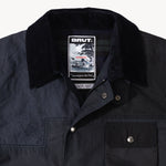 REWORK® STORMFISHER WAX JACKET - N° 037 Coats & Jackets LARGE / BLUE - BRUT Clothing US