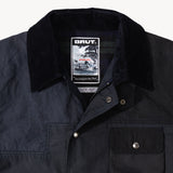 REWORK® STORMFISHER WAX JACKET - N° 037 Coats & Jackets LARGE / BLUE - BRUT Clothing US