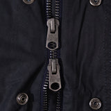 REWORK® STORMFISHER WAX JACKET - N° 037 Coats & Jackets LARGE / BLUE - BRUT Clothing US