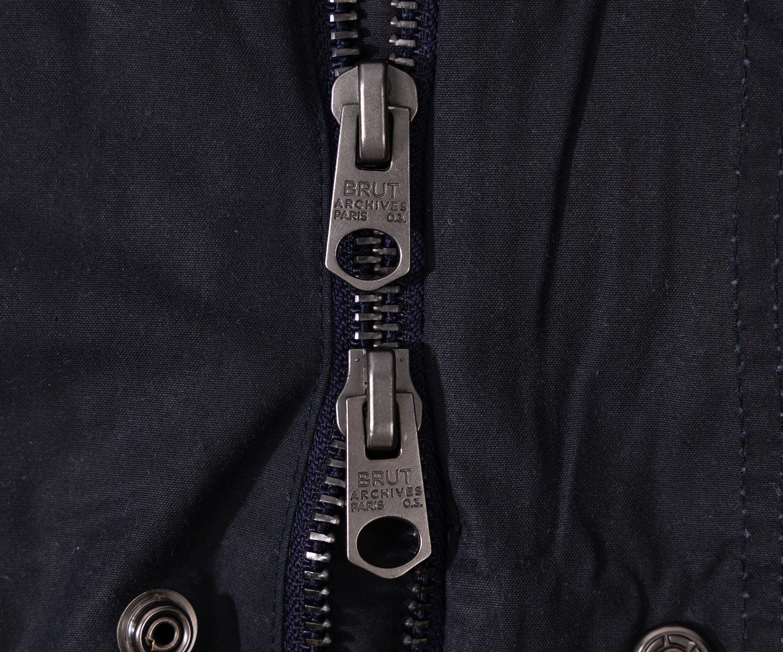 REWORK® STORMFISHER WAX JACKET - N° 037 Coats & Jackets LARGE / BLUE - BRUT Clothing US