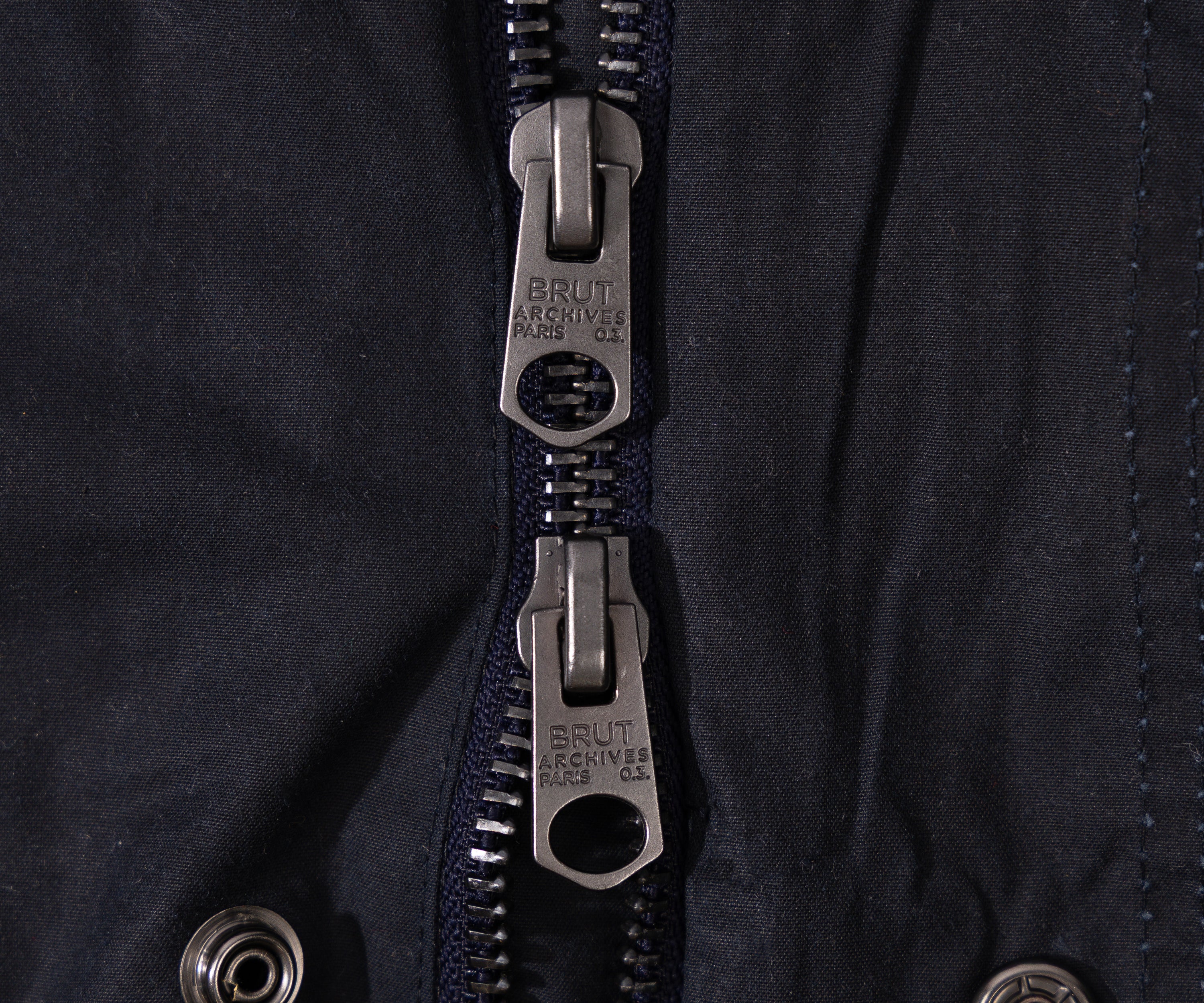 REWORK® STORMFISHER WAX JACKET - N° 037 Coats & Jackets LARGE / BLUE - BRUT Clothing US