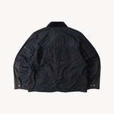 REWORK® STORMFISHER WAX JACKET - N° 037 Coats & Jackets LARGE / BLUE - BRUT Clothing US
