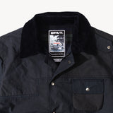 REWORK® STORMFISHER WAX JACKET - N° 038 Coats & Jackets LARGE / BLUE - BRUT Clothing US