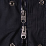 REWORK® STORMFISHER WAX JACKET - N° 038 Coats & Jackets LARGE / BLUE - BRUT Clothing US