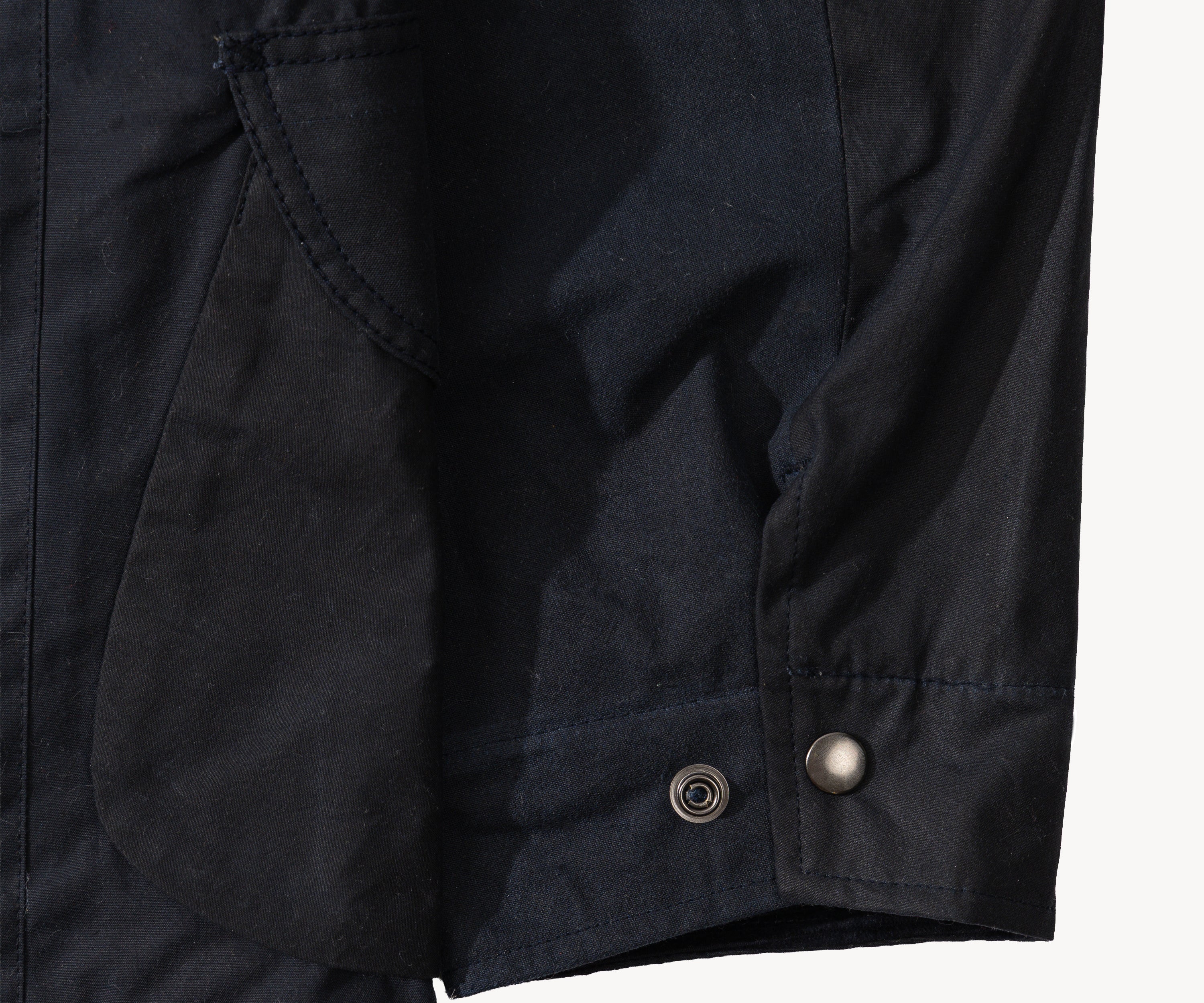 REWORK® STORMFISHER WAX JACKET - N° 038 Coats & Jackets LARGE / BLUE - BRUT Clothing US