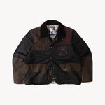 REWORK® STORMFISHER WAX JACKET - N° 041 Coats & Jackets X-LARGE / BROWN - BRUT Clothing US