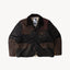 REWORK® STORMFISHER WAX JACKET - N° 041 Coats & Jackets X-LARGE / BROWN - BRUT Clothing US