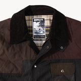 REWORK® STORMFISHER WAX JACKET - N° 041 Coats & Jackets X-LARGE / BROWN - BRUT Clothing US