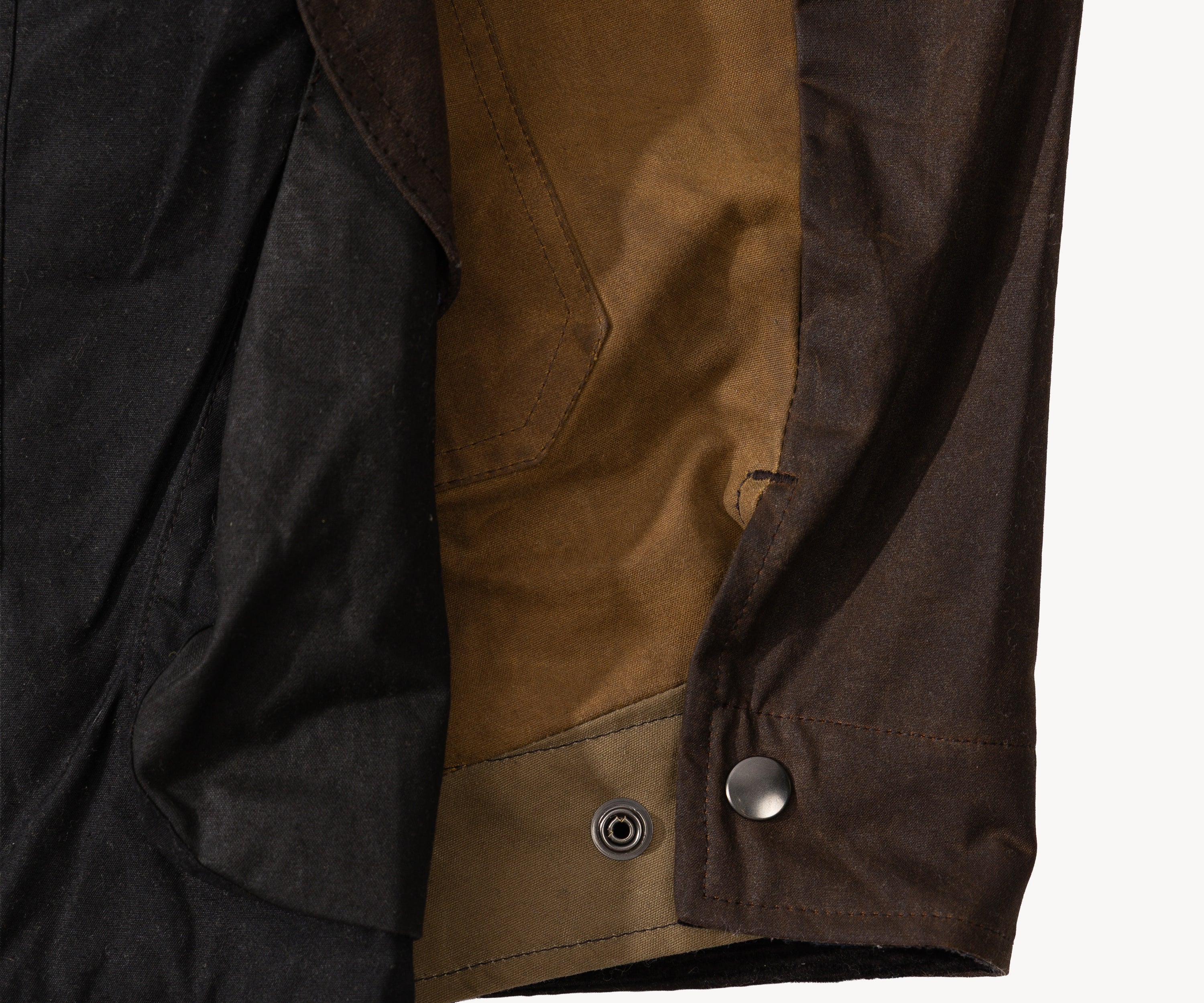 REWORK® STORMFISHER WAX JACKET - N° 041 Coats & Jackets X-LARGE / BROWN - BRUT Clothing US
