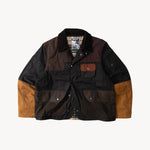 REWORK® STORMFISHER WAX JACKET - N° 042 Coats & Jackets X-LARGE / BROWN - BRUT Clothing US