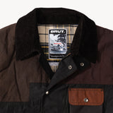 REWORK® STORMFISHER WAX JACKET - N° 042 Coats & Jackets X-LARGE / BROWN - BRUT Clothing US