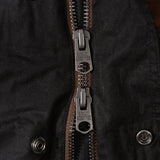 REWORK® STORMFISHER WAX JACKET - N° 042 Coats & Jackets X-LARGE / BROWN - BRUT Clothing US