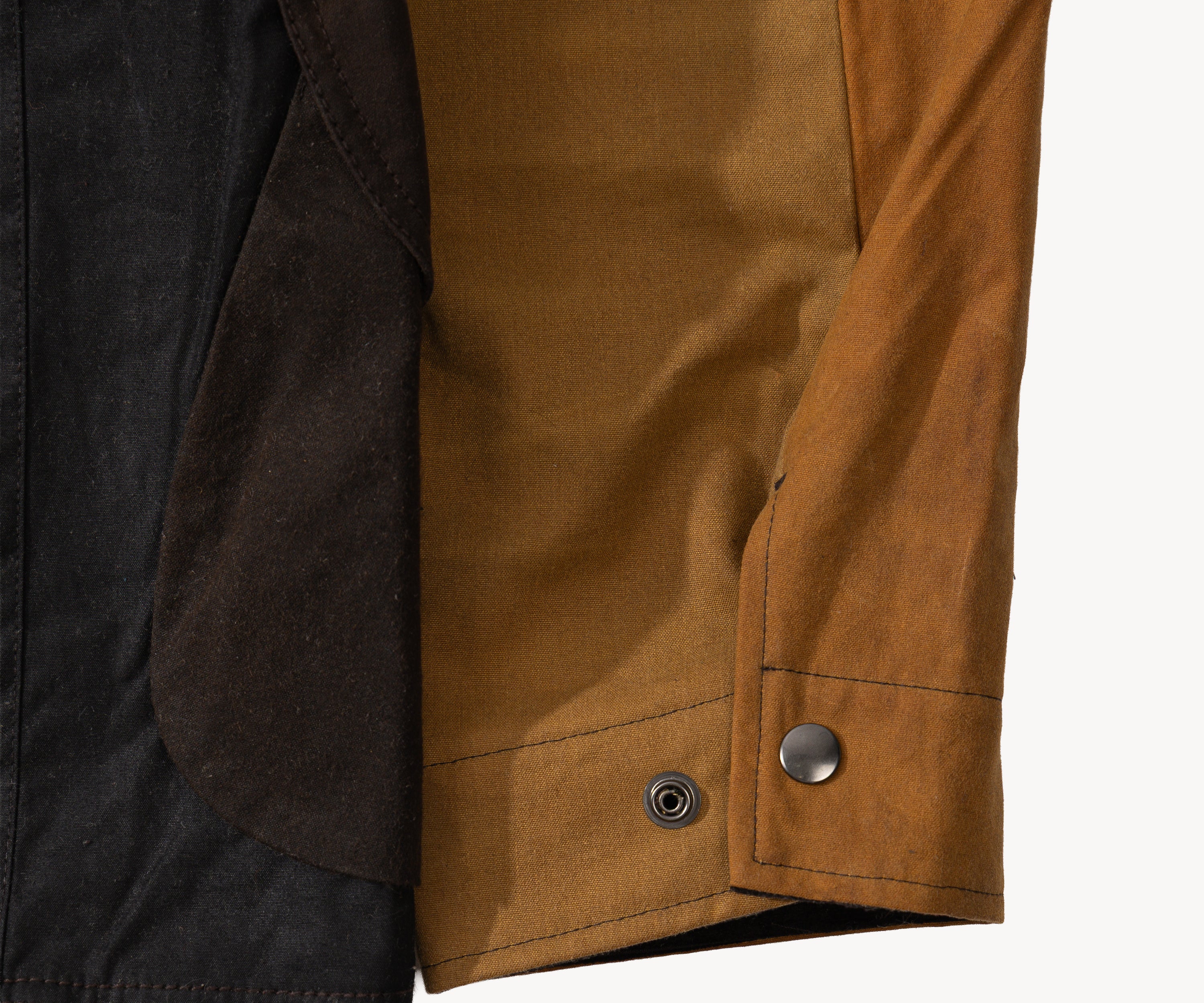 REWORK® STORMFISHER WAX JACKET - N° 042 Coats & Jackets X-LARGE / BROWN - BRUT Clothing US